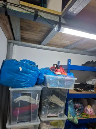 Trastero de dos alturas (de 4m2  cada zona )