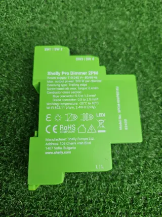 Shelly Pro Dimmer 2PM - Regulador Luz