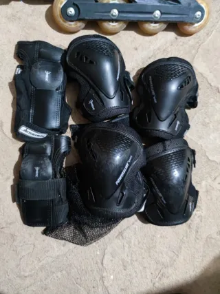 Patines Decathlon + Bolsa + Protecciones