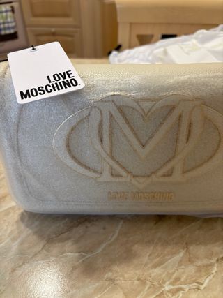 Borsa Love Moschino Beige/Oro