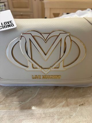 Borsa Love Moschino Beige/Oro