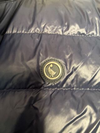 Chaleco acolchado El Ganso azul y rojo