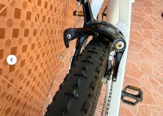 Bicicleta Gravel/Carretera Blanca Nueva Talla S