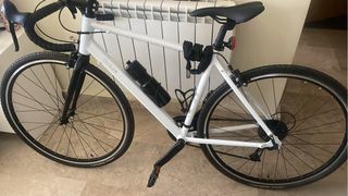 Bicicleta Gravel/Carretera Blanca Nueva Talla S