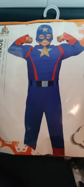Disfraz superhéroe niño talla 12