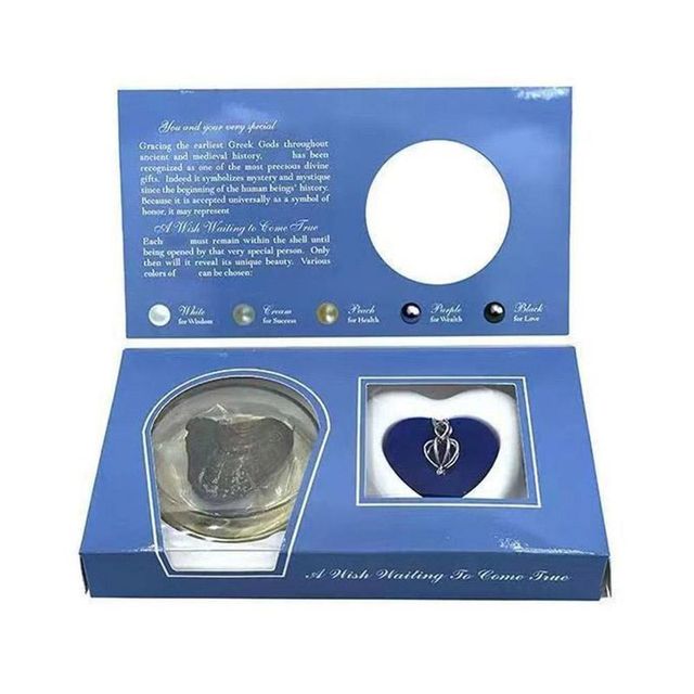 OSTRA CON PERLA NATURAL + COLGANTE PLATEADO