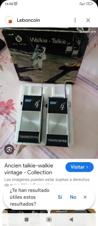 Walkie Talkie Vintage POWER (2 unidades)