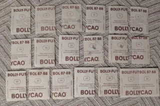 Cromos Fútbol Bolly 87-88