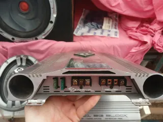 Subwoofer Kenwood, 2 Ovalados y Amplificador Pyle