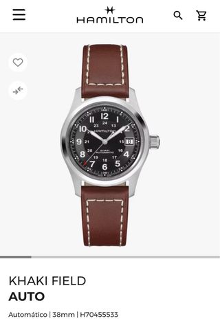 Reloj Hamilton Khaki Field Automático Hombre