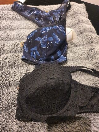 Conjunto sujetador y tanga Elinel floral