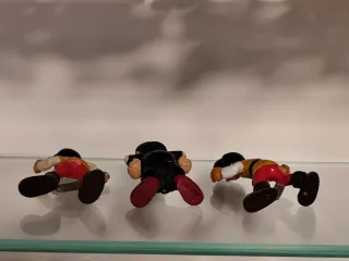 Figuras Pitufos (Gargamel y 2 Pitufos)