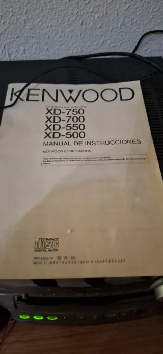 Cadena de música Kenwood RXD-750