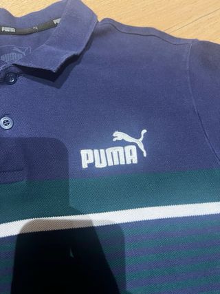 Polo Puma Azul y Verde