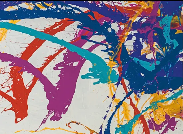 Cuadro Estallido Vital 195x130 cm