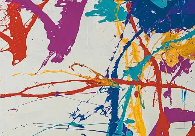 Cuadro Estallido Vital 195x130 cm