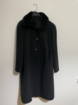 Abrigo largo de paño Cachemere