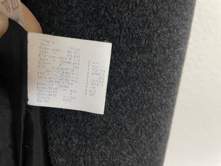 Abrigo largo de paño Cachemere