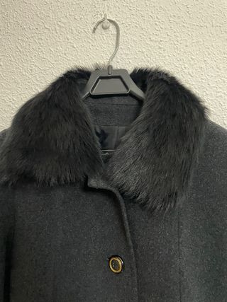 Abrigo largo de paño Cachemere