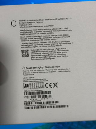 Apple Watch Ultra 3 Natural Ti Light Bise Aip Lp L