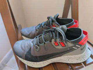 Zapatillas Nike Trail Pegasus Gris/Rojo