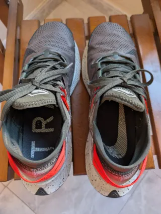 Zapatillas Nike Trail Pegasus Gris/Rojo