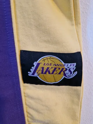 Camiseta Los Angeles Lakers Morado y Amarillo