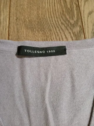 Cardigan corto lilla da donna Tollegno 1900