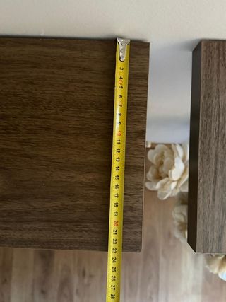 Estantería flotante madera Ikea