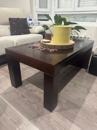 Mesa de centro de madera