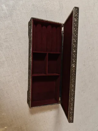 Caja Joyero Antigua Grabada