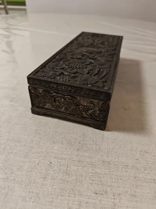 Caja Joyero Antigua Grabada