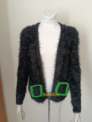 Cárdigan Seven Sisters London Negro