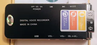 Grabadora de voz Evistr EVIDA negro