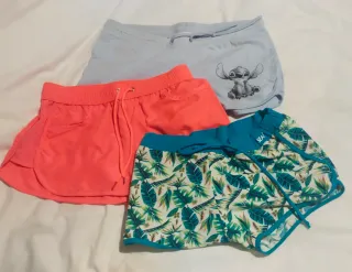 Lote 3 shorts niña