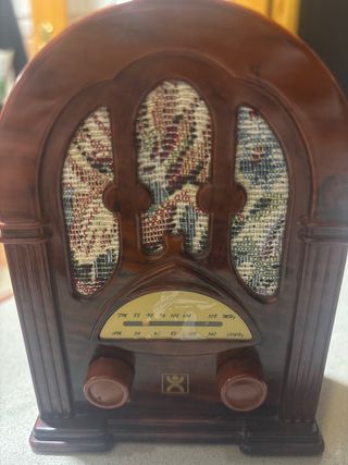 Radio Antigua a Pilas Estilo Vintage