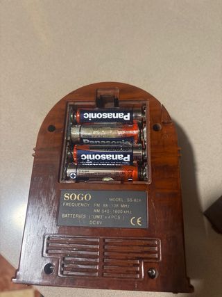 Radio Antigua a Pilas Estilo Vintage