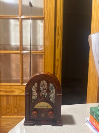 Radio Antigua a Pilas Estilo Vintage