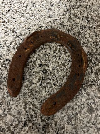 Herradura de caballo antigua
