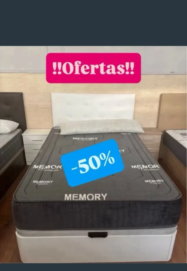 Canapè ribaltabile con materasso Memory Foam