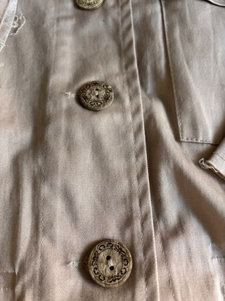 Giacca beige donna maniche a campana