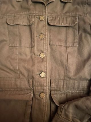 Giacca stile militare in puro cotone