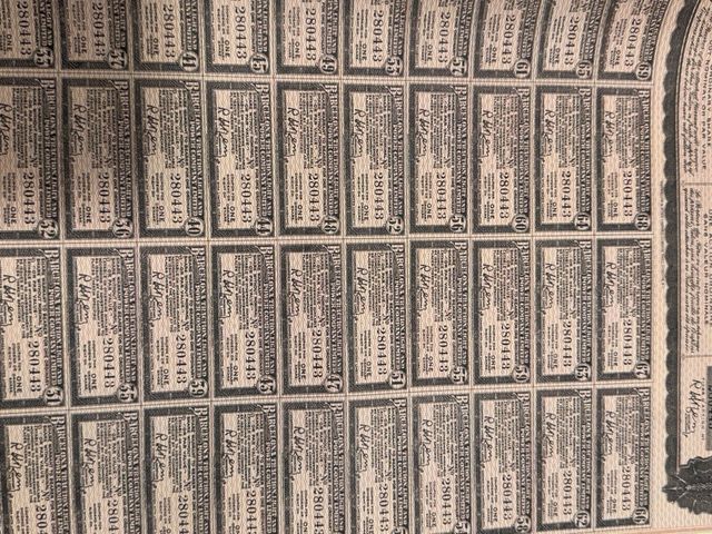 Acción 100 Francos Tramways Electriques