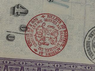 Acción 100 Francos Tramways Electriques