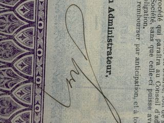 Acción 100 Francos Tramways Electriques