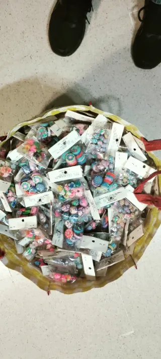 Bolsa grande de abalorios para bisuteria