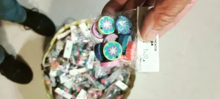 Bolsa grande de abalorios para bisuteria