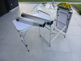 Mueble de cocina plegable para camping