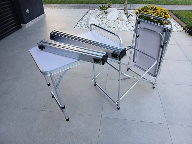 Mueble de cocina plegable para camping