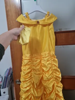 Disfraz Bella Princesa Amarillo  Talla de 8/10.